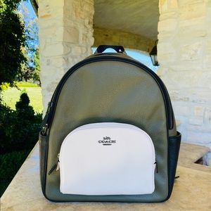 NWT Coach Colorblock leather backpack